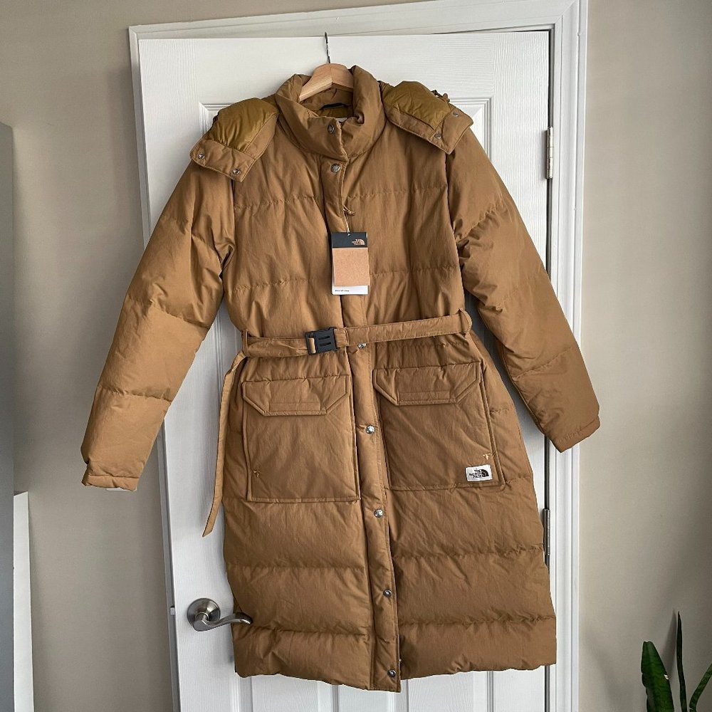 NEW - The North Face Women’s Sierra Long Down Parka - Size L - Brown